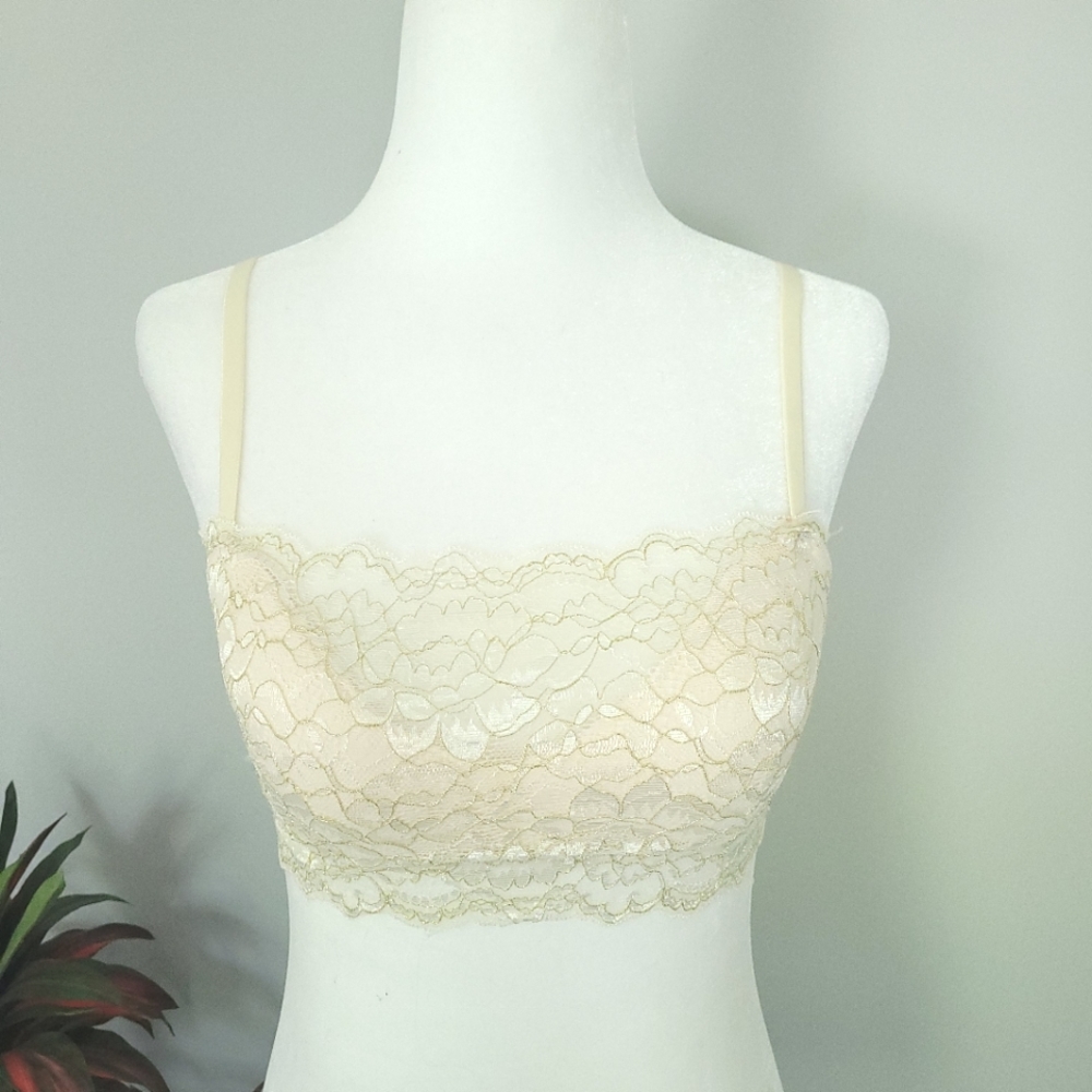 NWOT Vince Camuto Lace Cami Bra - Picture 2 of 6